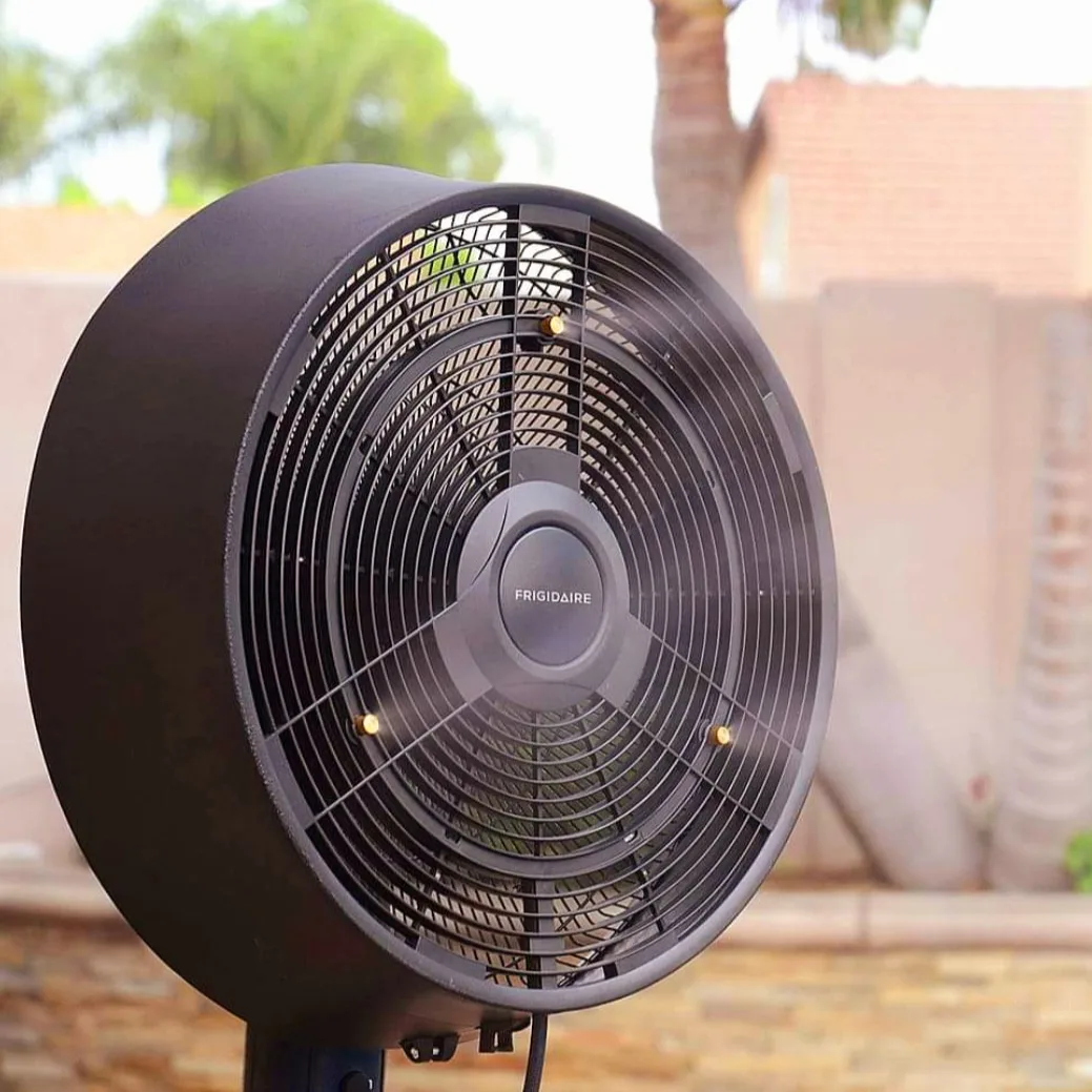 Instalação de climatização com ventilador exterior